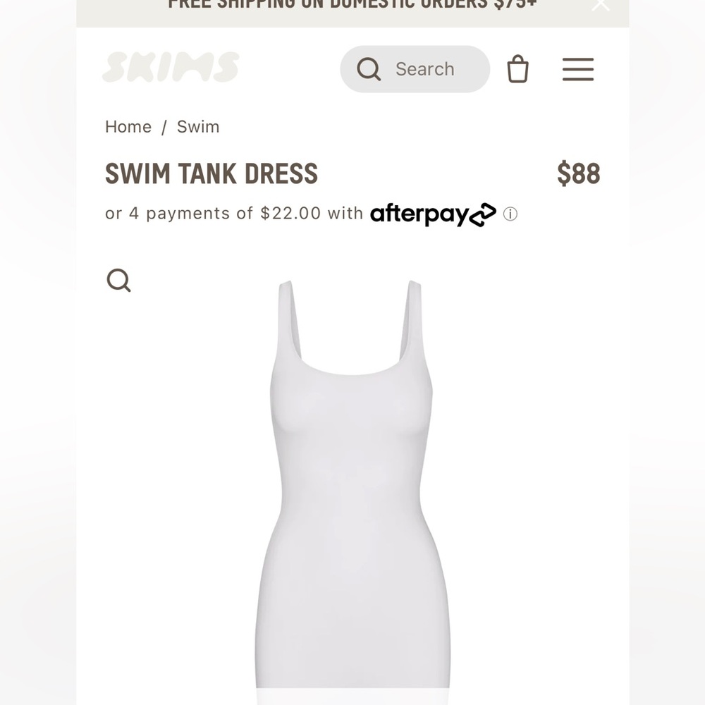 SKIMS Terri cloth dress